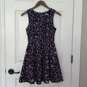 Floral Copper Key Dress